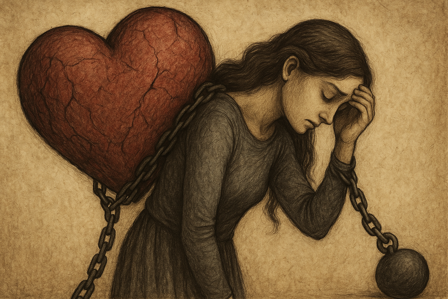 Immagine copertina articolo Il peso karmico dell’amore: quando ami con un debito che non è tuo