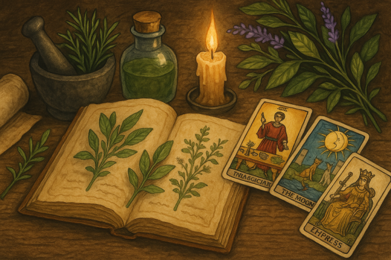 Immagine copertina articolo Erbe Magiche, Simbologia, Tarocchi E Incantesimi