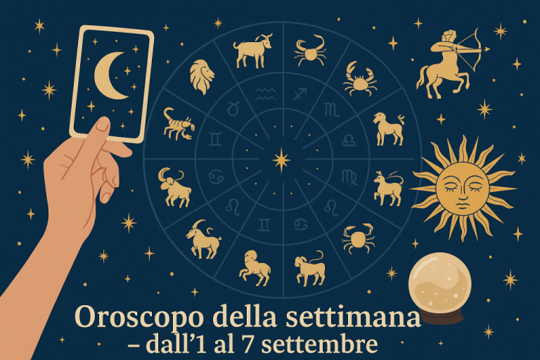Immagine copertina articolo Oroscopo della settimana - dall'1 al 7 settembre