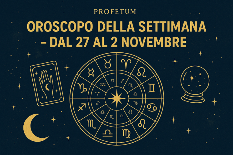 Immagine copertina articolo Oroscopo della settimana - dal 27 al 2 novembre